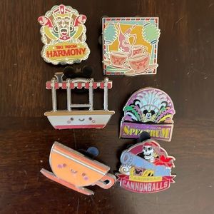 Disneyland rides pins